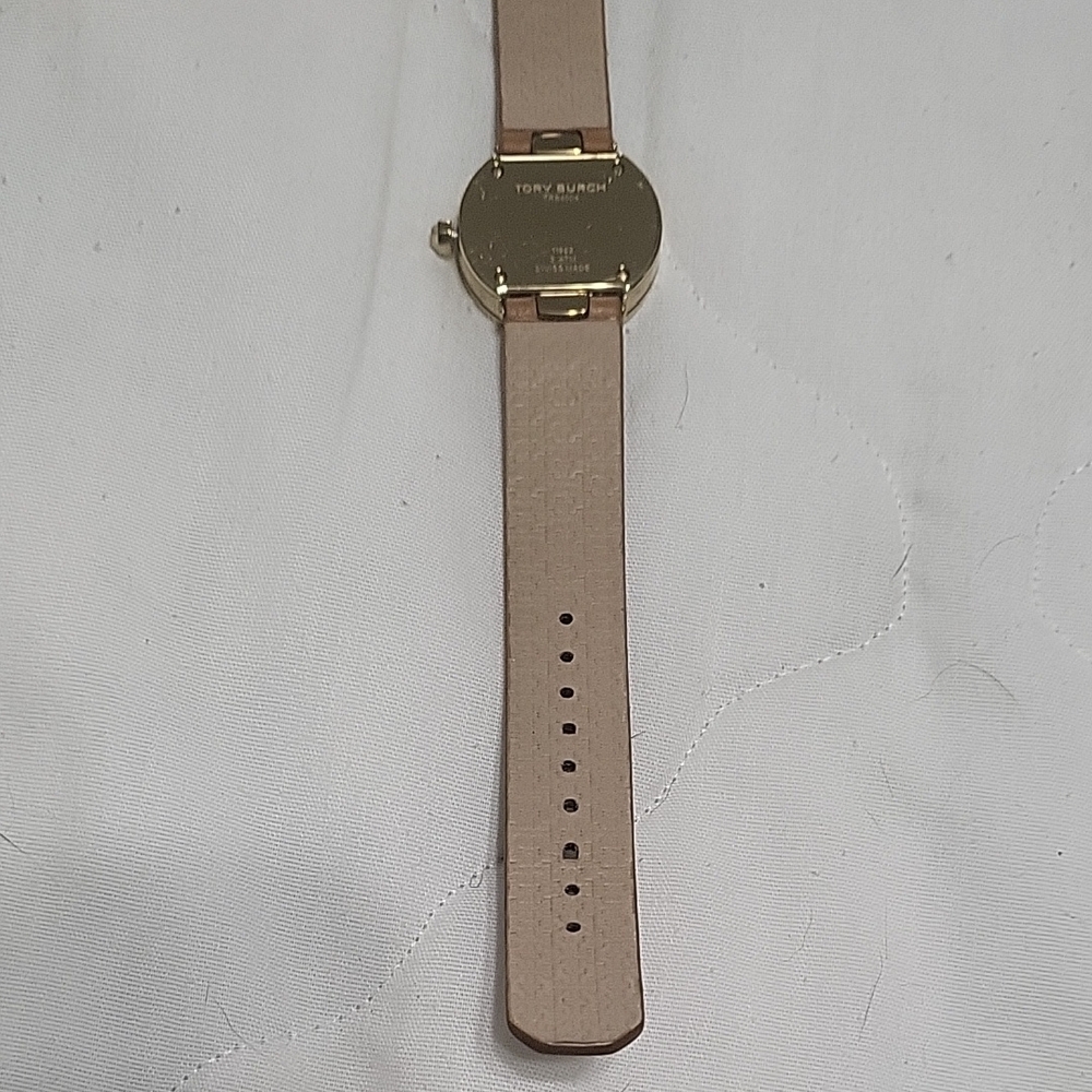 Tory Burch Gold and Tan Women's Watch - Picture 4 of 8